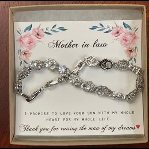 Mother in Law Gift - Costume Diamond Bracelet